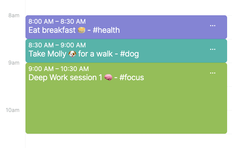 Timeboxing feature